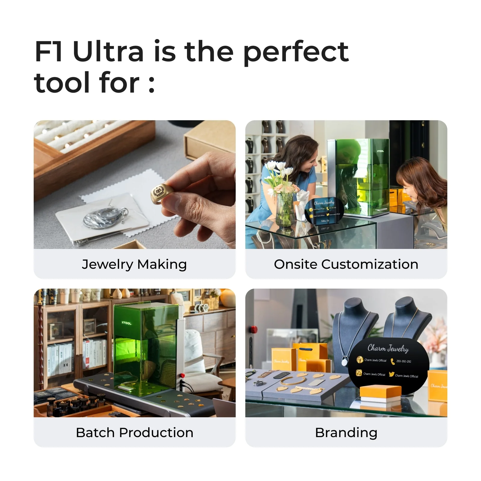 xTool F1 Ultra 20W Fiber & Diode Dual Laser Engraver - Image 8