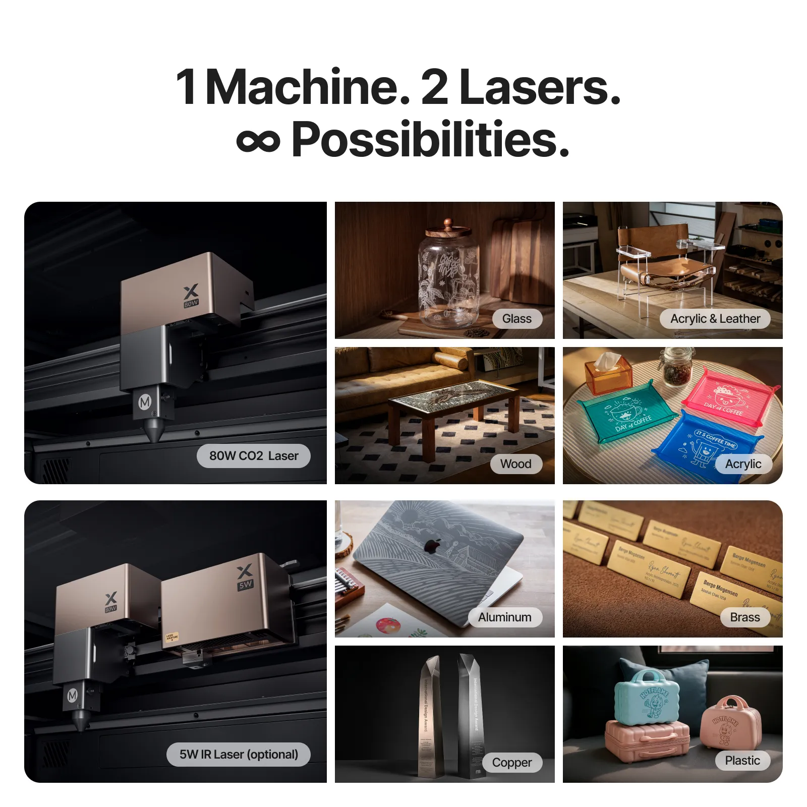 xTool P3 80W Flagship CO2 Laser Cutter with Intelligent Automation for Education - Image 10