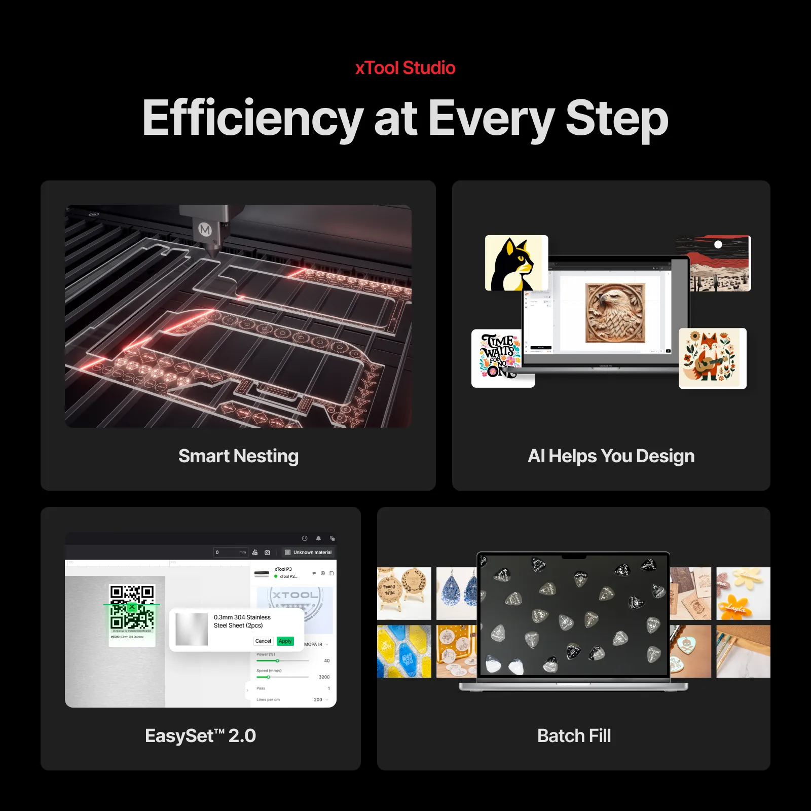 xTool P3 80W Flagship CO2 Laser Cutter with Intelligent Automation for Education - Image 12