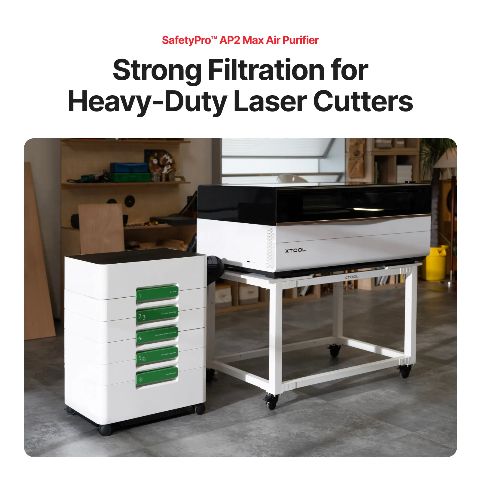 xTool P3 80W Flagship CO2 Laser Cutter with Intelligent Automation for Education - Image 15