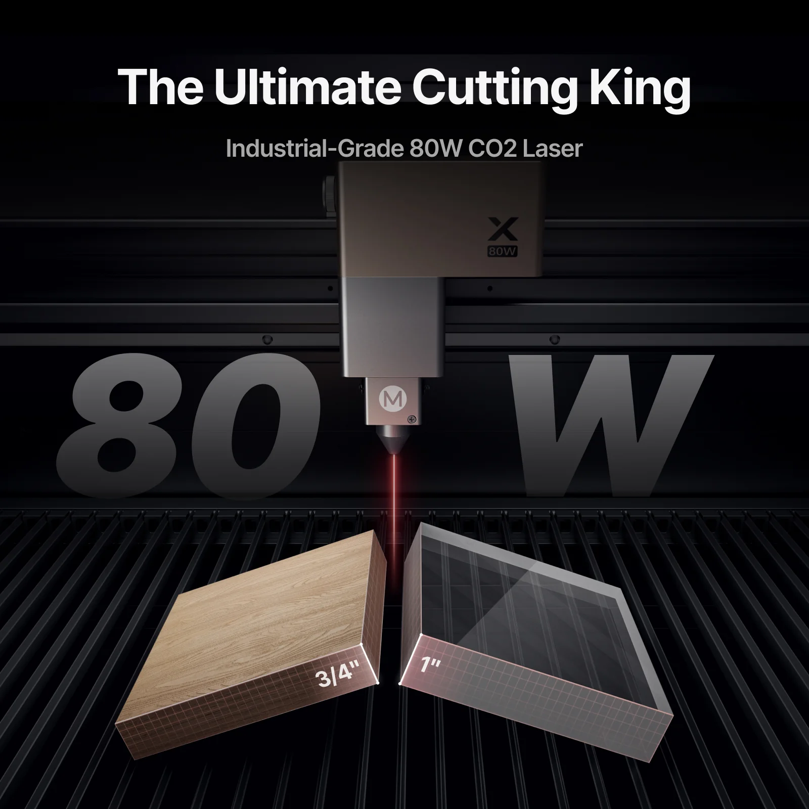 xTool P3 80W Flagship CO2 Laser Cutter with Intelligent Automation for Education - Image 4